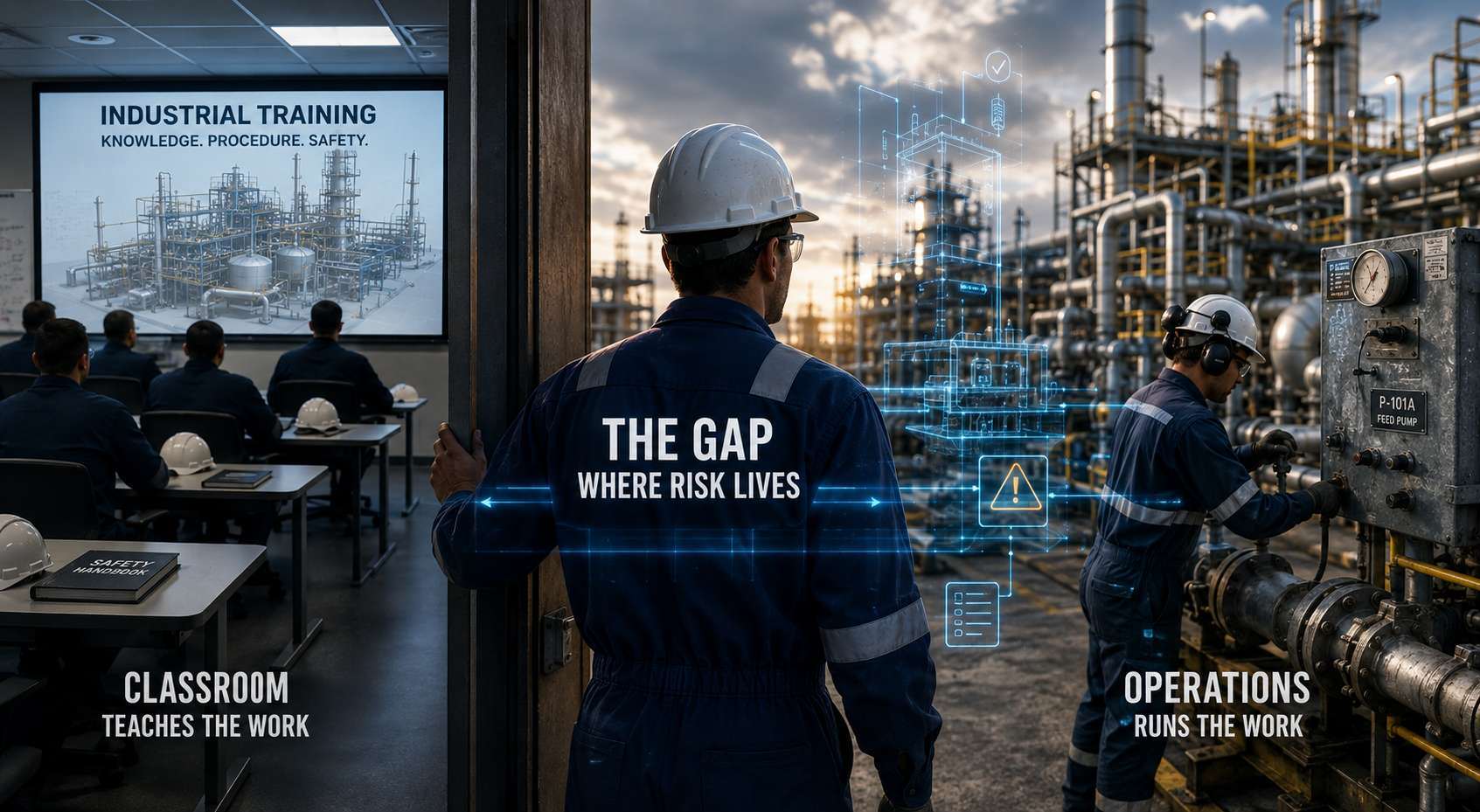 The industry has two halves, and the work happens in between